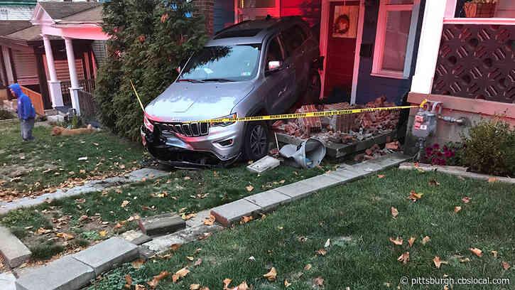 SUV Crashes Into Home On Beltzhoover Avenue