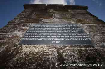 The remains of German prisoner of war camp which once held over 4,000 men