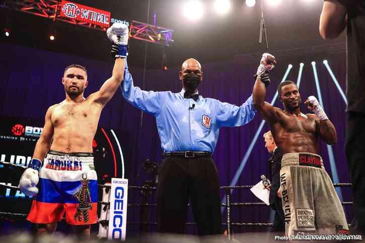 Boxing Results: Sergey Lipinets and Custio Clayton ends in 12-round draw