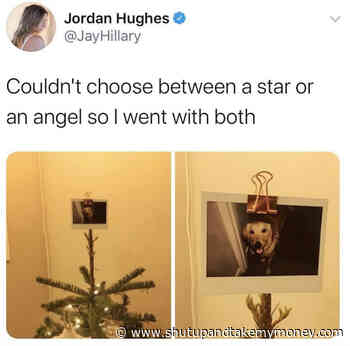 Couldn’t Choose Between A Star Or An Angel So I Went With Both – Meme