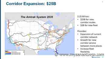 Amtrak has expansion within the San Antonio-Dallas-Houston triangle 'under review' - mySA