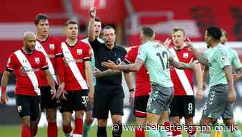 Lucas Digne dismissed as Southampton call time on Everton’s unbeaten start