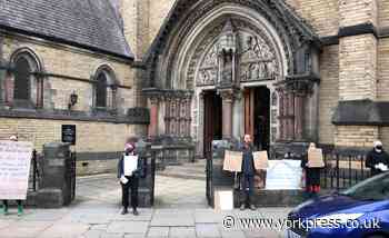 Pro-choice demonstration held outside St Wilfrid’s RC Church