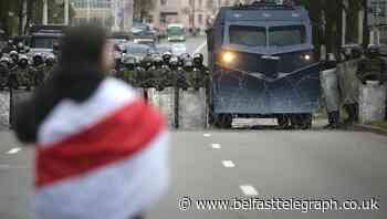 Protesters demand resignation of Belarus leader amid threat of strikes