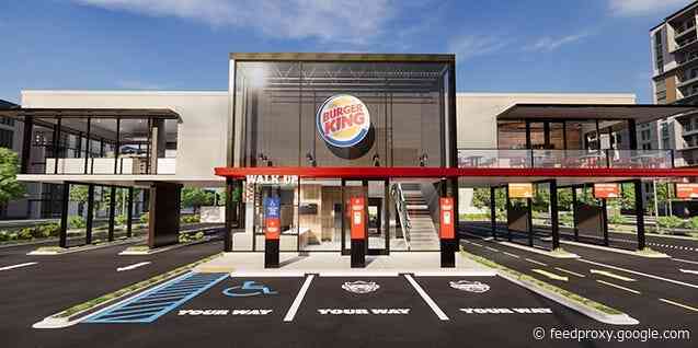 Burger King's new 2021 restaurants will have food lockers, conveyor belts that deliver Whoppers to your car, and modern, minimalist dining areas. Take a look inside.