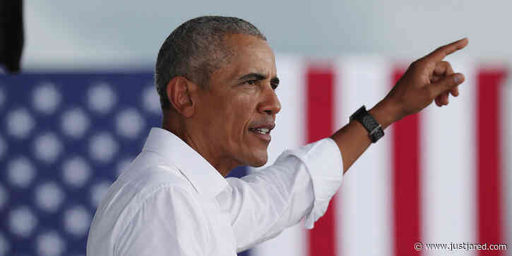Former President Obama Bashes Trump's Response to Pandemic at Florida Drive-In Rally - Watch! (Video)