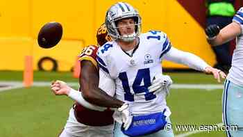 Cowboys' Dalton concussed in Washington loss