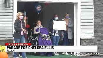 Alden community welcomes home Chelsea Ellis