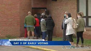 Another large turnout for day 2 of early voting