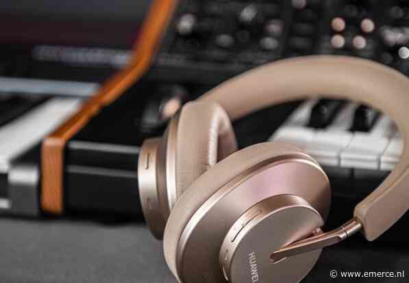 Huawei met stijlvolle hoofdtelefoon