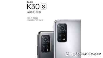 Redmi K30S Extreme Commemorative Edition to Launch on October 27, General Manager Lu Weibing Confirms