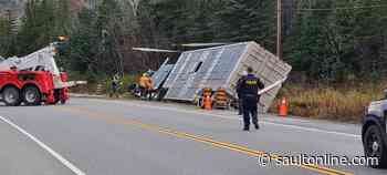 Transport Removed After Becoming Ditched