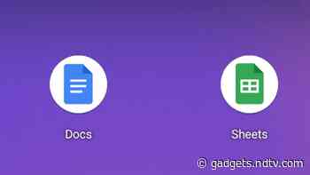 Google Docs, Sheets Apps Get New Icons as Part of Workspace Revamp