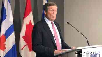 Mayor John Tory to speak as Toronto reports 281 new cases of COVID-19