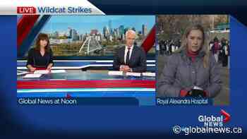 Alberta health-care support workers stage wildcat strike Monday