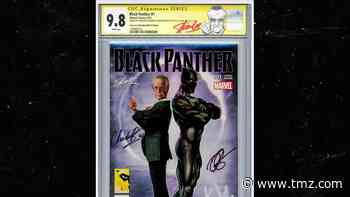 Chadwick Boseman-Signed 'Black Panther' #1 Comic Hits Auction Block