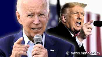 Yahoo News/YouGov poll: With one week left, Biden&#39;s lead over Trump grows to 12 points — his biggest yet