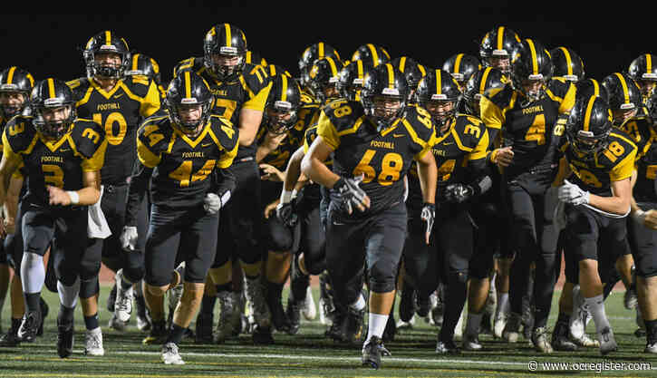 High school schedules: Foothill football