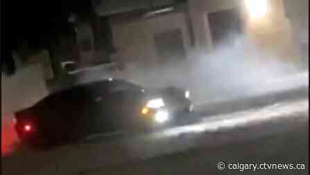 Lethbridge driver sought after windows smashed by parking lot stunts