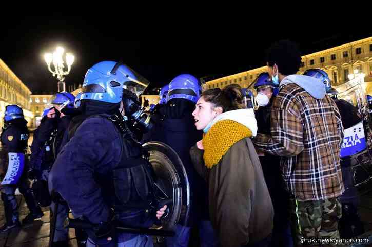 Protests flare in Italian cities against COVID-19 restrictions