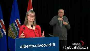 COVID-19: Hinshaw asks younger Albertans to reconsider Halloween parties or follow restrictions