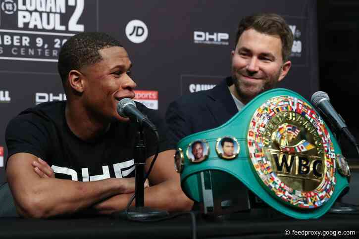 Eddie Hearn wants boxing to follow UFC model with one belt and one promotional company