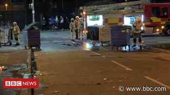 North Belfast trouble: Police and fire crews attacked - BBC News