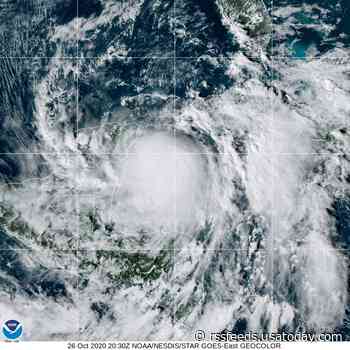 Zeta strengthens into a hurricane before hitting Mexico; US landfall expected Wednesday
