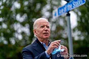 Caution and confidence keep Biden close to home in final days