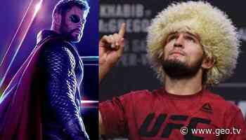 Thor actor Chris Hemsworth expresses his views about Khabib Nurmagomedov - Geo News