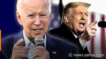 Yahoo News/YouGov poll: With one week left, Biden&#39;s lead over Trump spikes to 12 points - his biggest yet