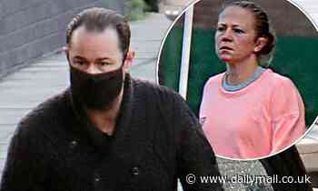 EastEnders' Danny Dyer and Kellie Bright arrive for filming after director's sacking