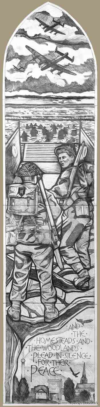 D-Day commemorated in stained glass at St Lawrence's Church