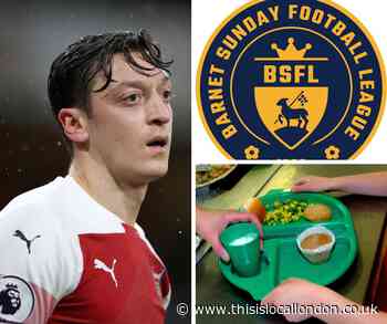 Barnet Sunday League teams with Ozil for free school meals