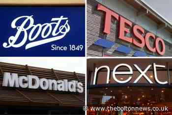 Tesco, Boots, Lidl, Next, McDonald's and Domino's Pizza are hiring staff right now