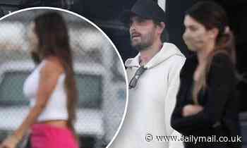 Kim Kardashian jets into LA with Kendall Jenner and Scott Disick after beach getaway