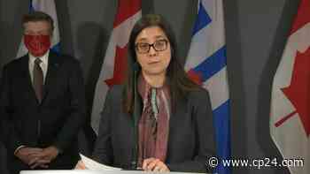 Toronto has not yet seen the full impact of stricter COVID-19 restrictions: de Villa - CP24 Toronto's Breaking News