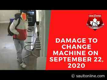 Crime Stoppers: Damage to Change Machine