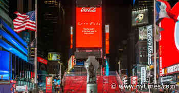 George Floyd Billboard Goes Up in Times Square