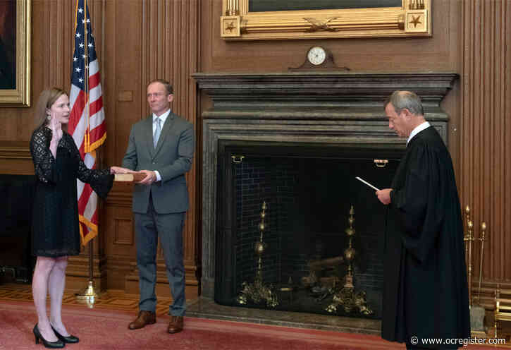 Amy Coney Barrett sworn in as Supreme Court justice