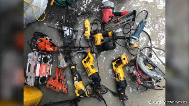 RCMP arrest 'prolific' property crime offender, recover trucks and power tools