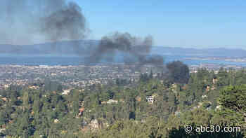 LIVE: Fire breaks out after explosion heard in Oakland's Montclair neighborhood
