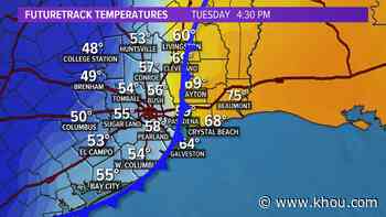 Strong cold front to bring big temperature difference today - KHOU.com