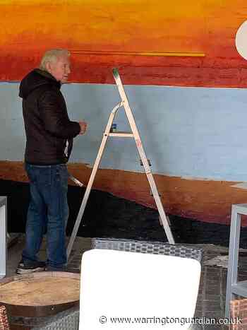 81-year-old artist gives back to The Saracens Head with stunning mural artwork