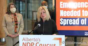 NDP says Alberta government must ‘do more,’ like increasing non-restrictive COVID-19 measures