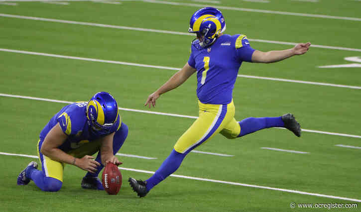 Rams cut rookie kicker Samuel Sloman