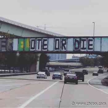 The 'Be Someone' sign now says 'Elote or Die'