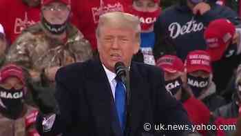 Trump slams Biden at Michigan rally over pledge to raise taxes