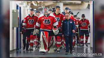 Edmonton Oilers’ Joey Moss ‘paved the way’ for Lethbridge Hurricanes’ Ryan Roznowsky