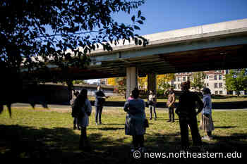 Architecture classes at Northeastern move outside during the COVID-19 pandemic - News@Northeastern